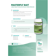 INSECTICIDA MOSCAS DIPTRON MASTERFLY BAIT 125 gr.