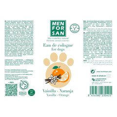 MENFORSAN AGUA DE COLONIA Vainilla/NARANJA Perros 125ml.