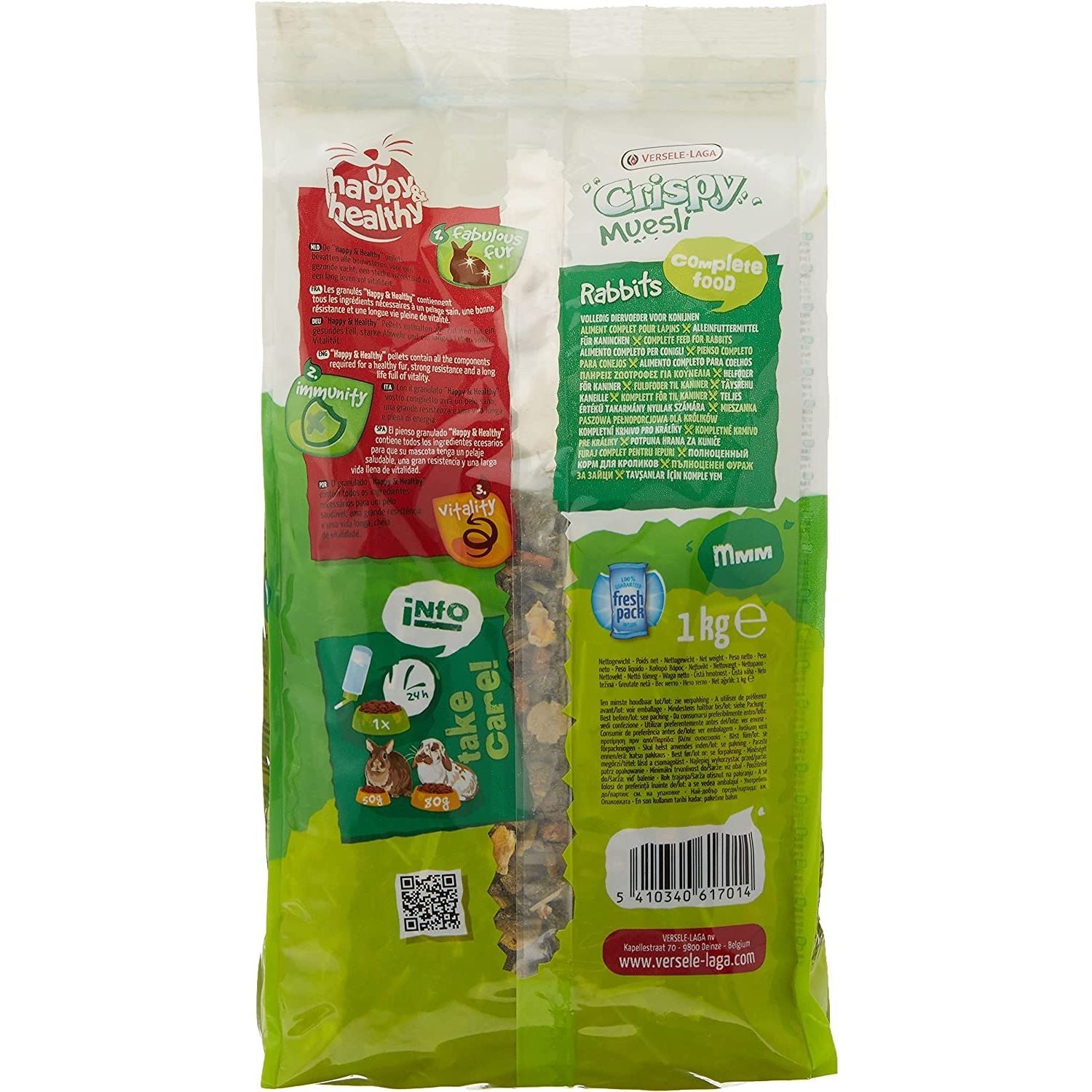 CONEJO CRISPY MUESLI 1 KG. VERSELE-LAGA