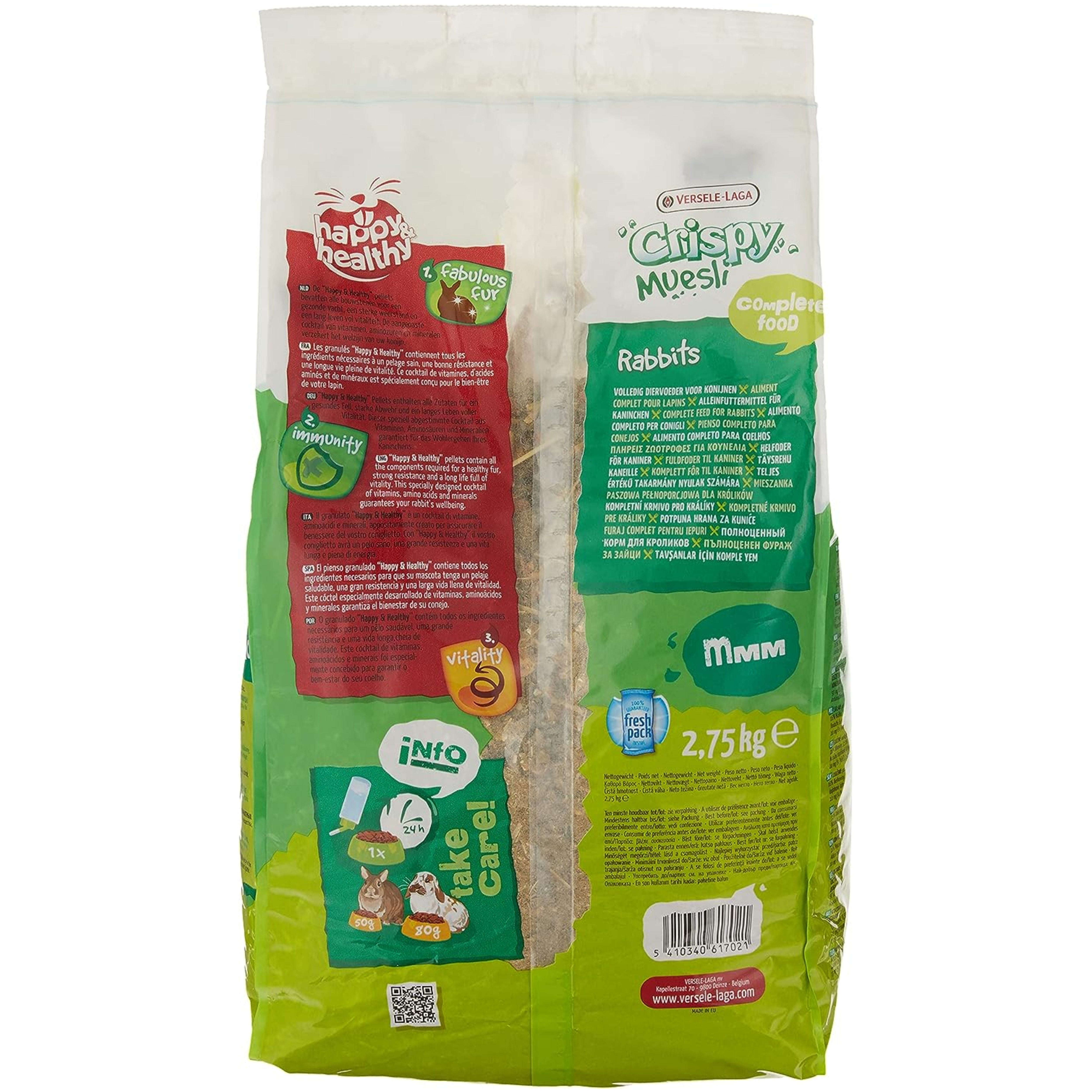 CONEJO CRISPY MUESLI 1 KG. VERSELE-LAGA