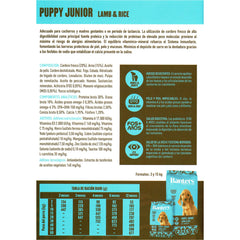 BANTERS DOG PUPPY LAMB&RICE 15 KG.