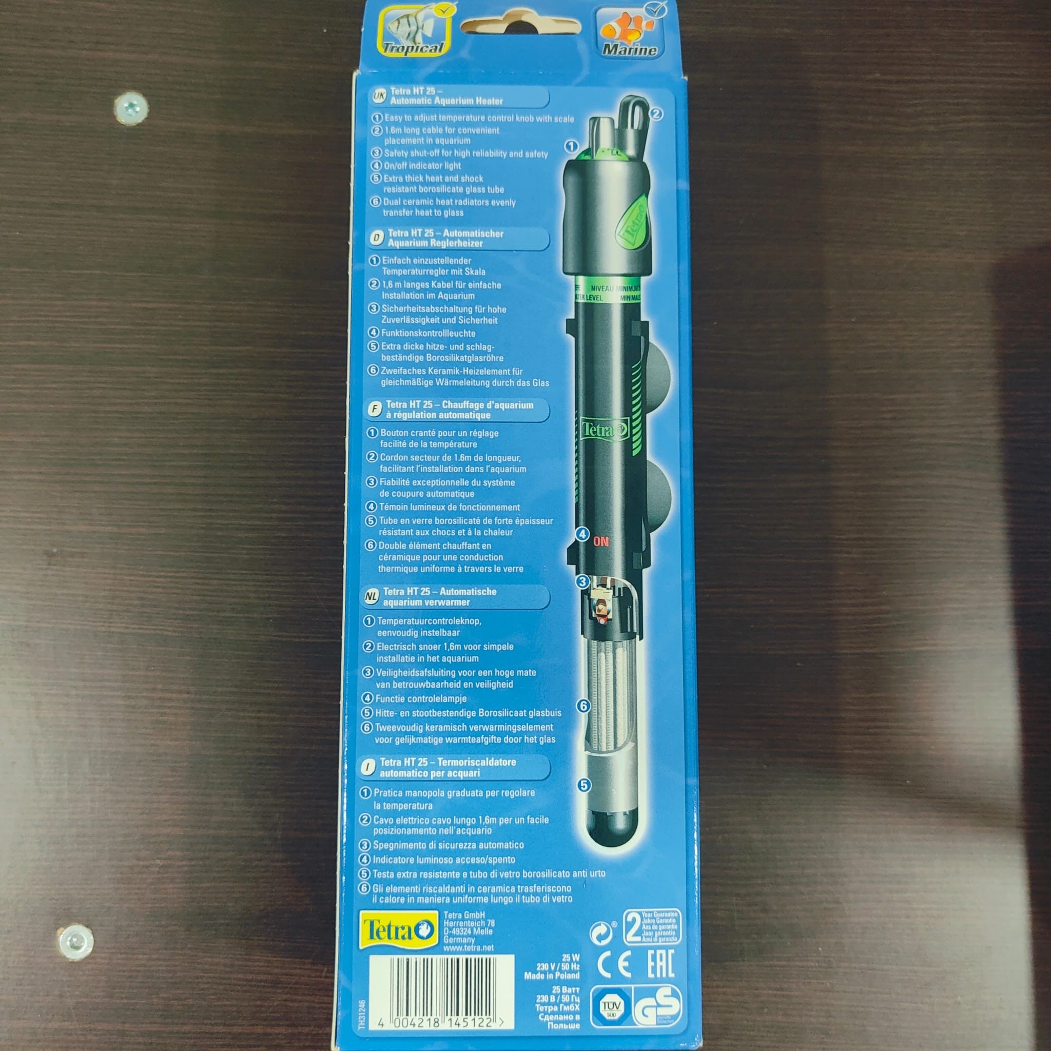 CALENTADOR TETRATEC HT 25w.