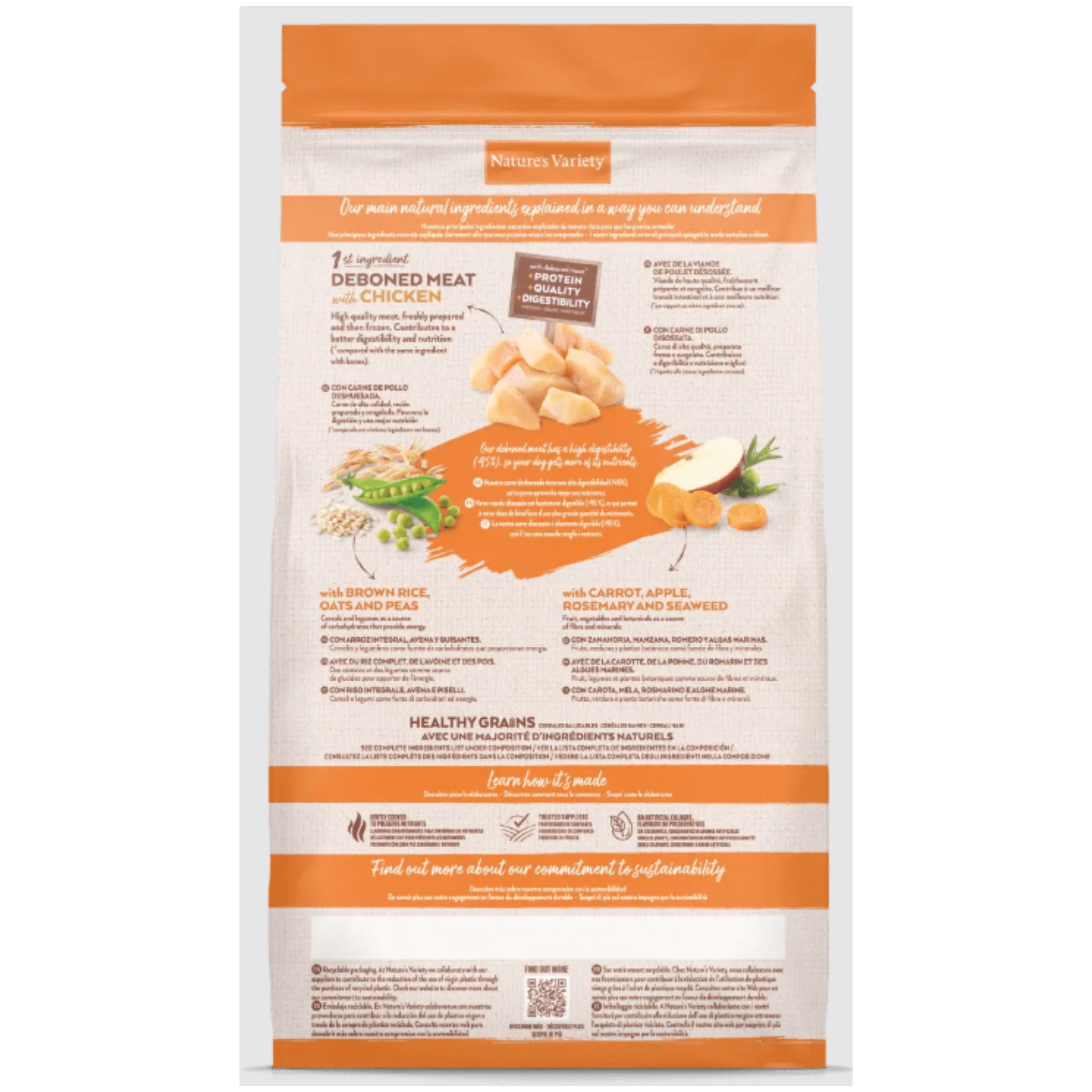 NATURES VARIETY HEALTHY GRAIN ADULT MINI POLLO 1,5 Kg.