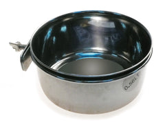 COMEDERO LORO INOX. 9,5cm.CON TORNILLO