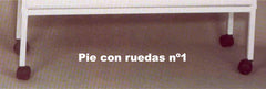 PIE CON RUEDAS Nº1
