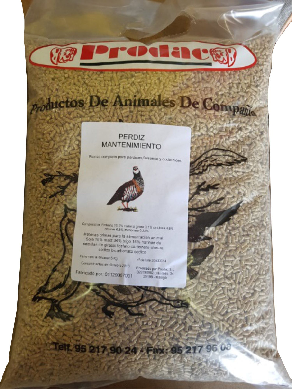 PERDICES MANTENIMIENTO 5 KG.PRODAC