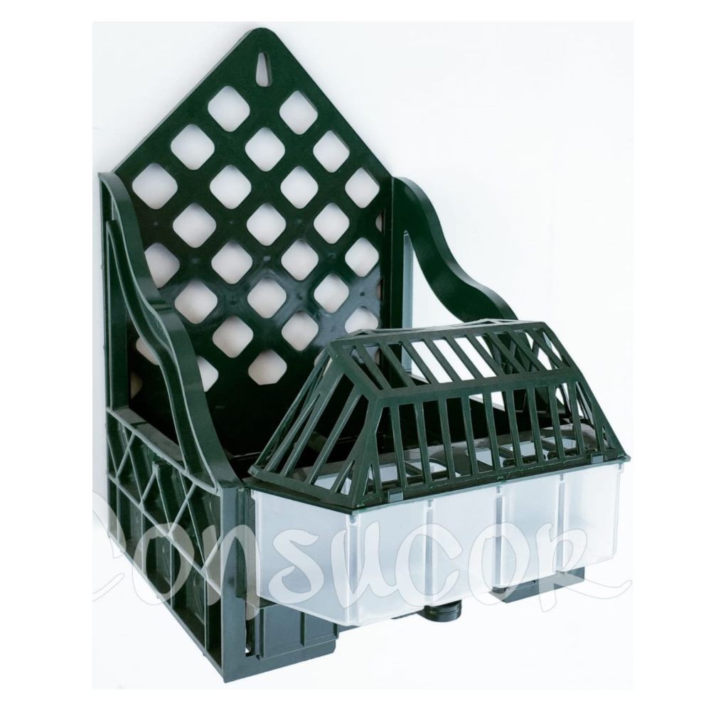 SOPORTE PLASTICO JAULA PERDIZ.